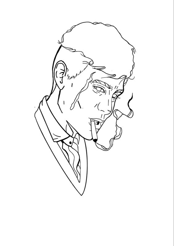 Tattoo hobiuri, fumat, tigara, peaky blinders