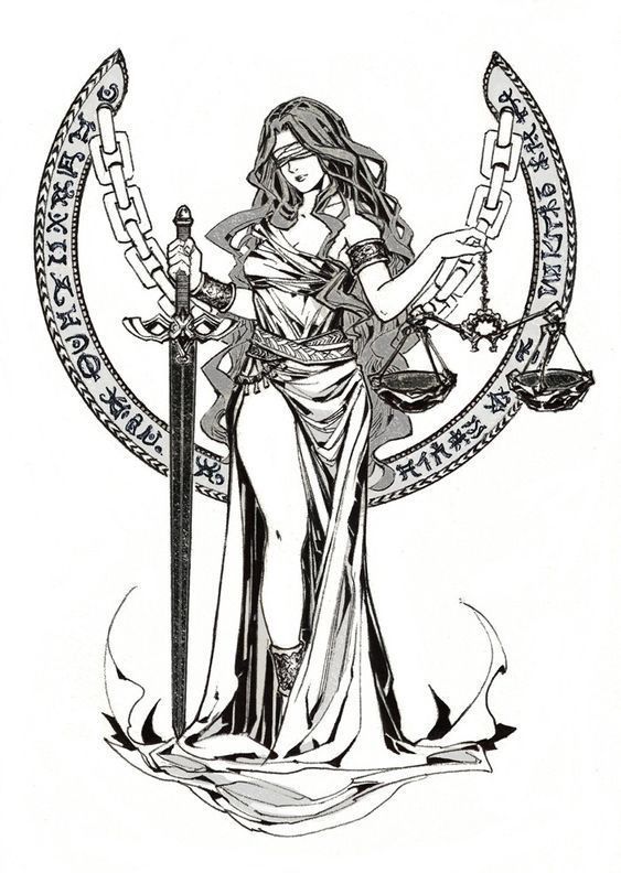 Tattoo zodiac, balanta