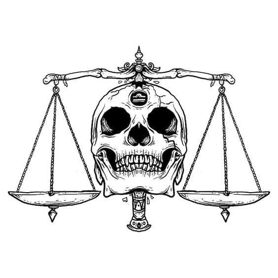 Tattoo zodiac, balanta