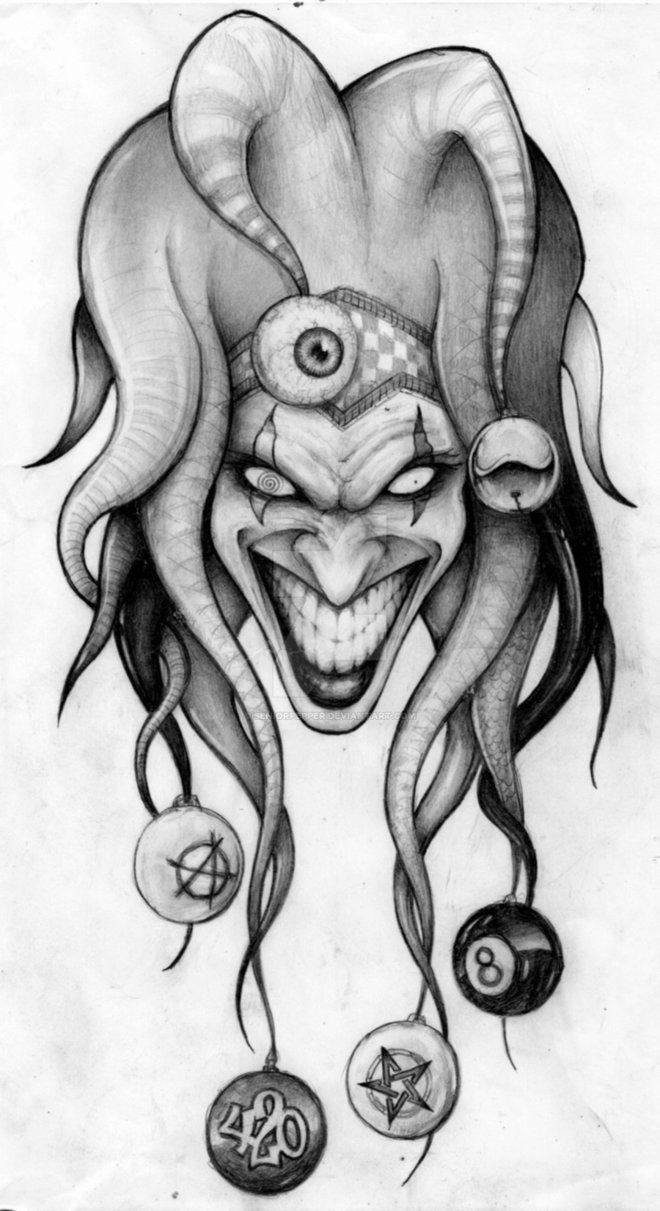 Tattoo fantasy, arlechin, sadic, circ
