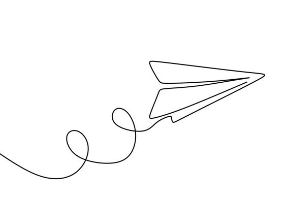 minimalist, minimalism, avion hartie, hartie, linie, simplu minimalist, minimalism, paper plane, paper, line-art, simple
